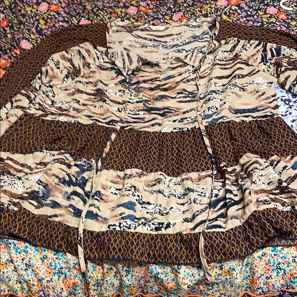 Boutique multi print blouse